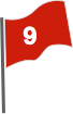 Hole 9 Flag icon